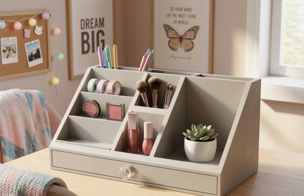 Çok Bölmeli Makyaj ve Masa Düzenleyici