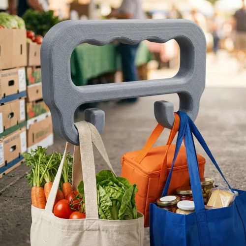 Ergonomik Poşet ve Çanta Taşıma Aparatı – Konforlu Tutuş