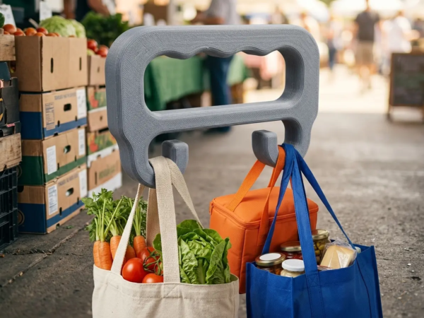 Ergonomik Poşet ve Çanta Taşıma Aparatı – Konforlu Tutuş