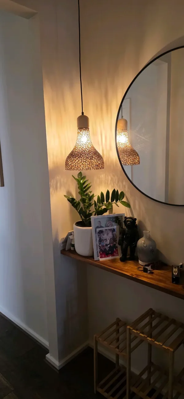 Petek Dokulu Estetik Abajur Şapkası