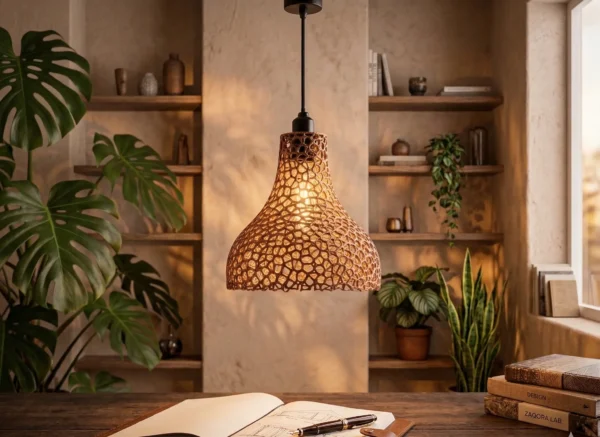 Petek Dokulu Estetik Abajur Şapkası