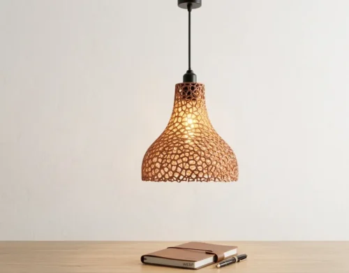 Petek Dokulu Estetik Abajur Şapkası