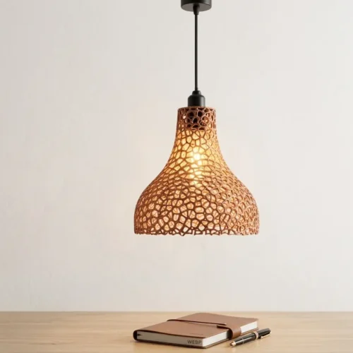 Petek Dokulu Estetik Abajur Şapkası